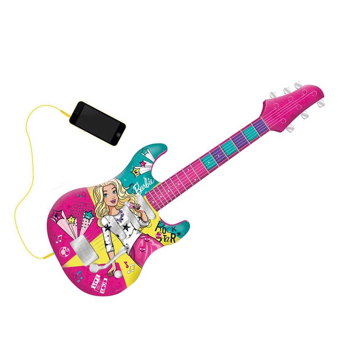 Barbie Guitarra Infantil Fabulosa com Função Mp3 - Fun