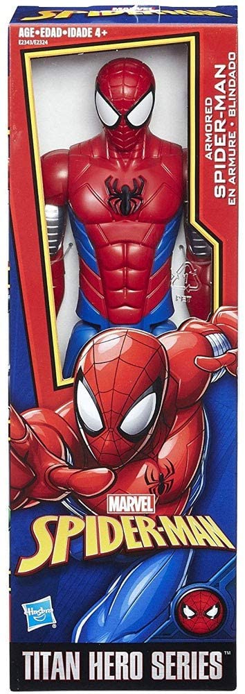 Boneco Spider Man - Homem Aranha Armored - 30 cm - Hasbro
