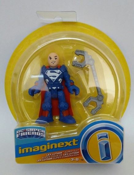 Boneco Lex Luthor Super Traje - Dc Super Friends - Imaginext