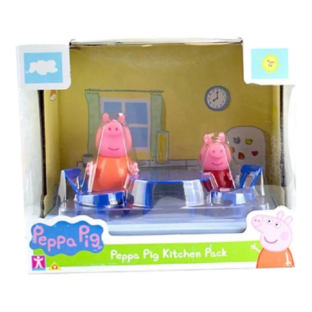 Cenário da  Peppa - Cozinha Peppa Pig e Mamãe Pig - Sunny