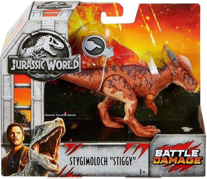 Dinossauro Stygimoloch Stiggy - Jurassic World - Mattel