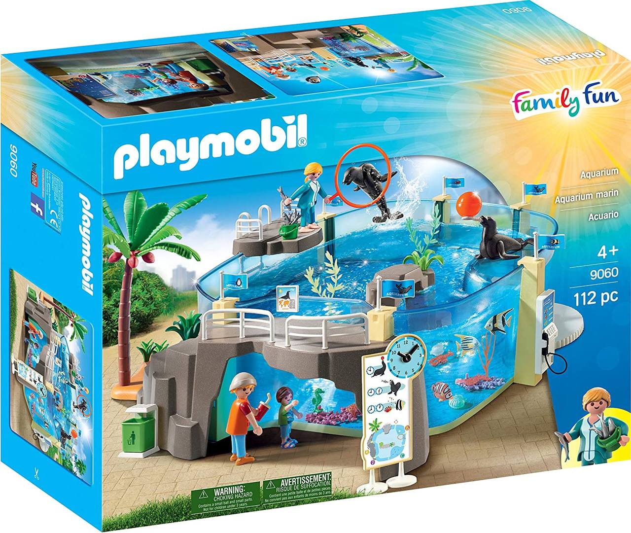 Playmobil 9060 - Aquário Marinho - 112 Peças - Original