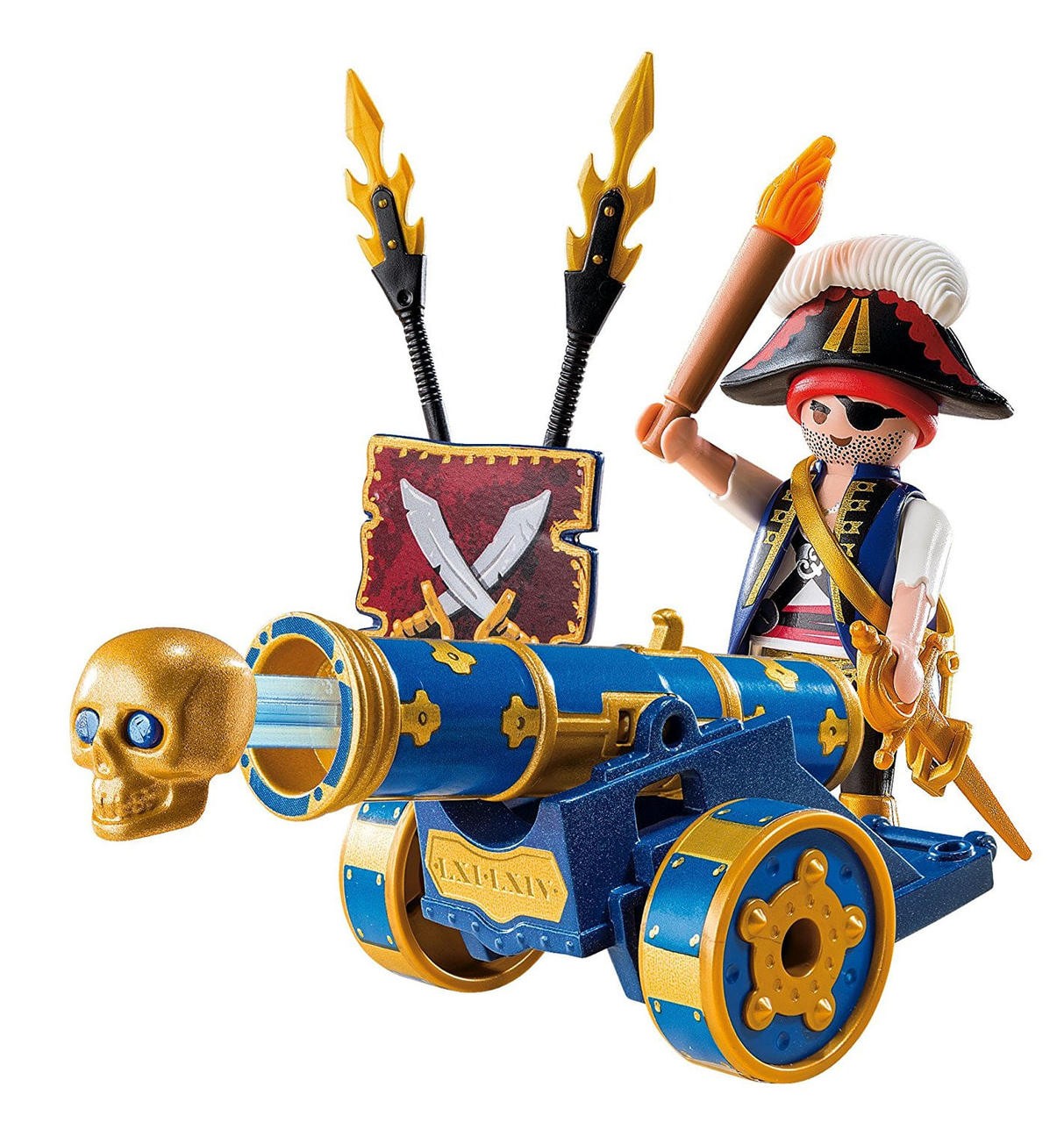Playmobil Pirates - Pirata Com Canhão Interativo - 6164