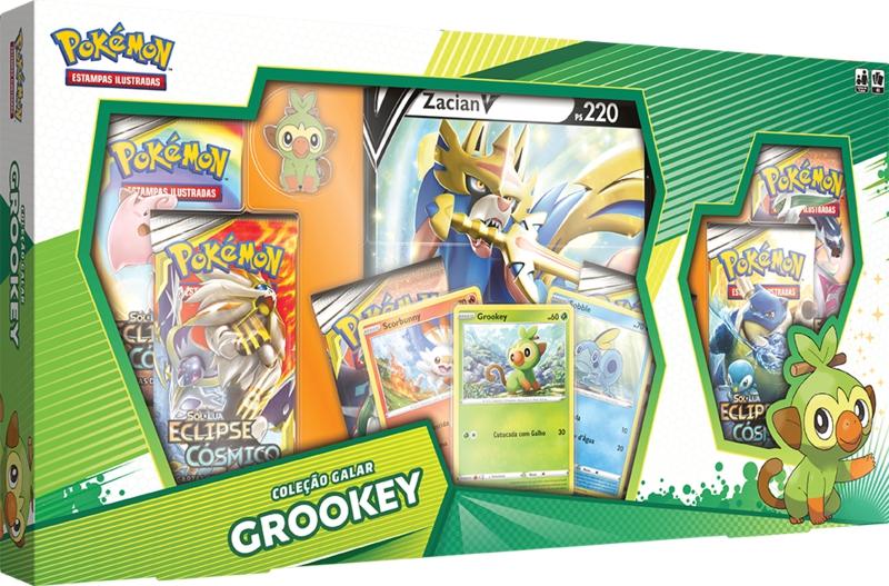 Pokémon TCG - Box Coleção Galar - Grookey - Copag