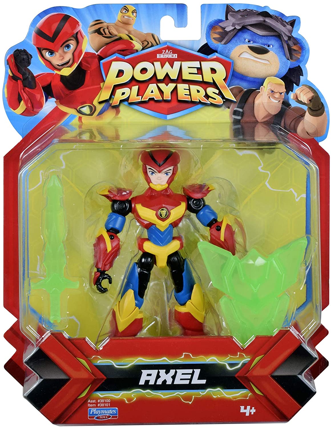 Boneco Power Players - Figura Articulada Axel 12 cm - Sunny