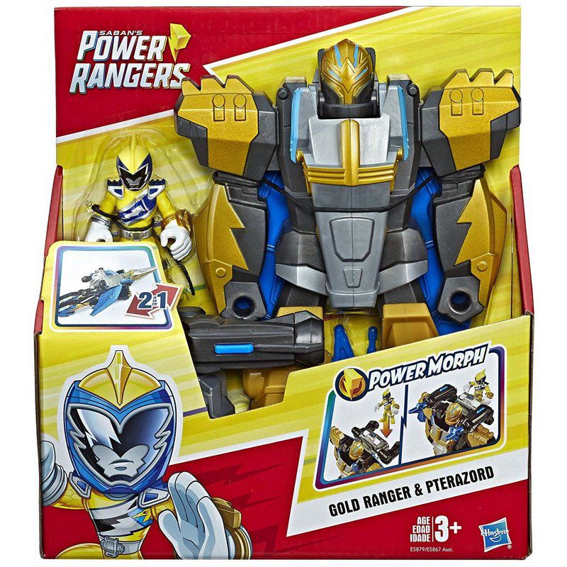 Power Rangers - Gold Ranger & Pterazord - Hasbro E5867