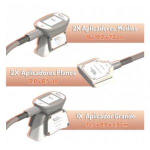 Kit Beauty Shape Duo + 5 Aplicadores de Criolipólise de Contraste e Convencional - HTM