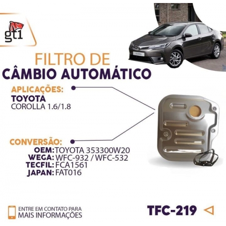 GT1 - F. CAMBIO Toyota Corolla  1.6/1.8 TOYOTA TFC219