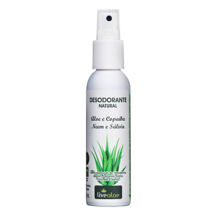Desodorante Natural de Aloe Copaíba 120ml - Live Aloe
