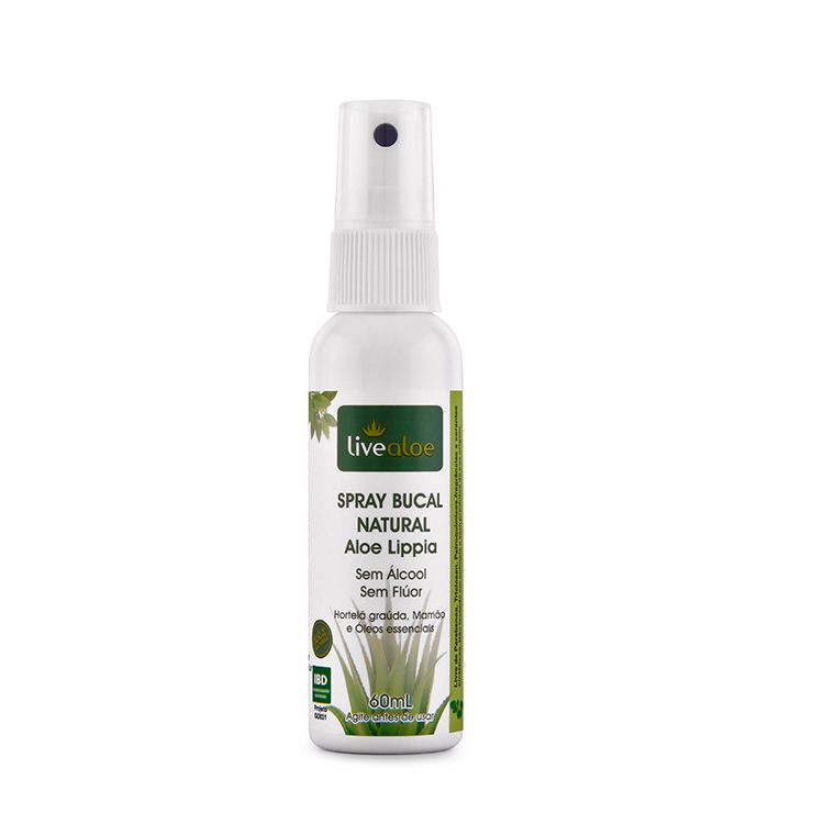 Spray Bucal Aloe Lippia 60ml - Live Aloe