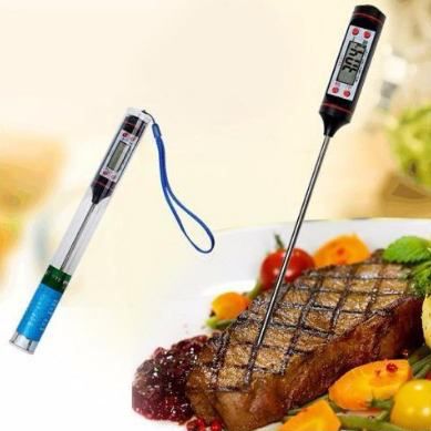 Termômetro Culinário Digital Espeto Alimentos Cozinha - Knup
