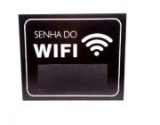 Quadro Decorativo Senha do Wifi 