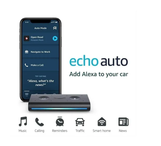 Amazon Echo Auto Tenha A Alexa No Carro Veiculo Bluetooth