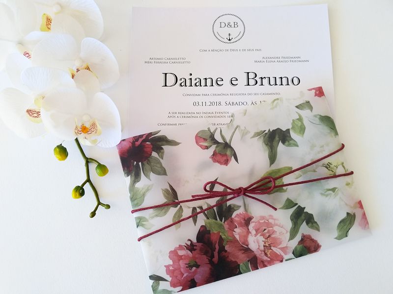 Convite Daiane e Bruno 