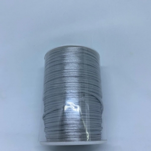 Fio de seda cinza c/ 10 metros 2mm