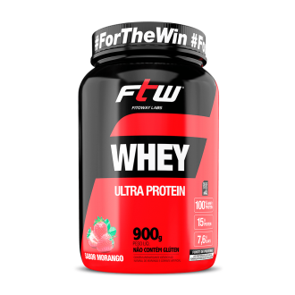 Whey ultra protein - morango - 900g