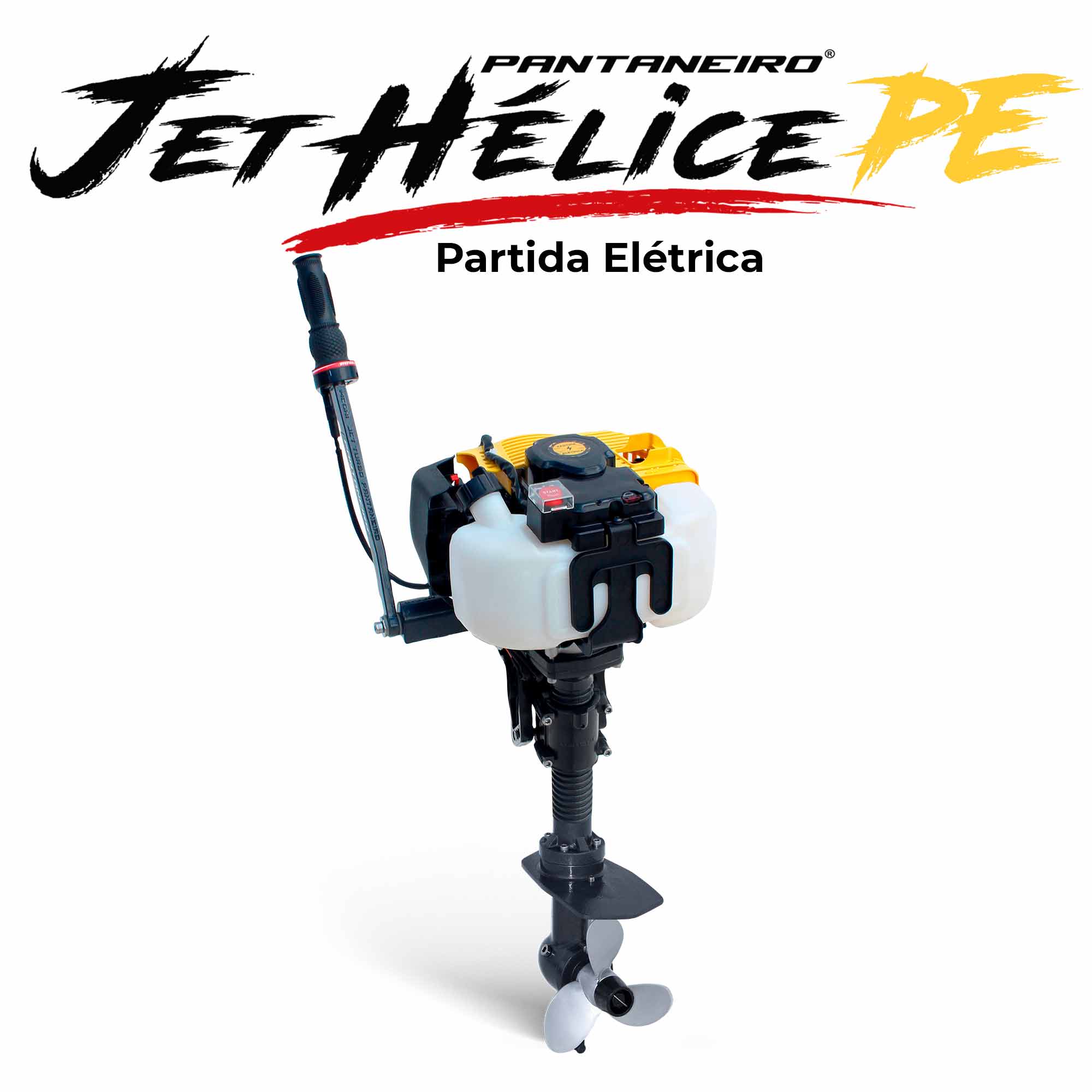Motor De Popa Jet Hélice Pe (partida Elétrica) 3HP - 4751-0104