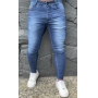 Calça Jeans Skinny Codi Azul Faixa Lateral New