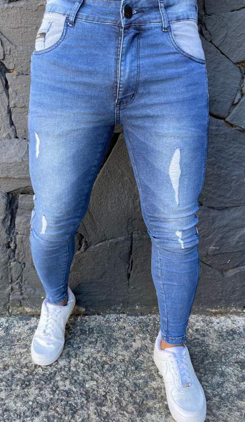 Calça Skinny Codi Jeans Detalhe Faixa Lateral CL