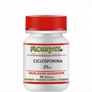 Ciclosporina 25mg Pote 30 Cápsulas - Uso Veterinário