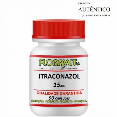 Itraconazol 15mg Pote 90 Mini Cápsulas - Uso Veterinário