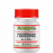 Pimobendan 5mg + Benazepril 10mg Pote 30 Cápsulas - Uso Veterinário