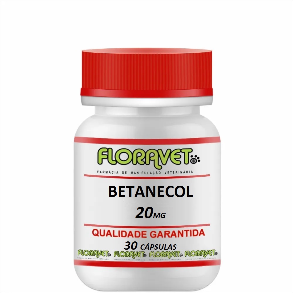 Betanecol 20mg Pote 30 Cápsulas - Uso Veterinário