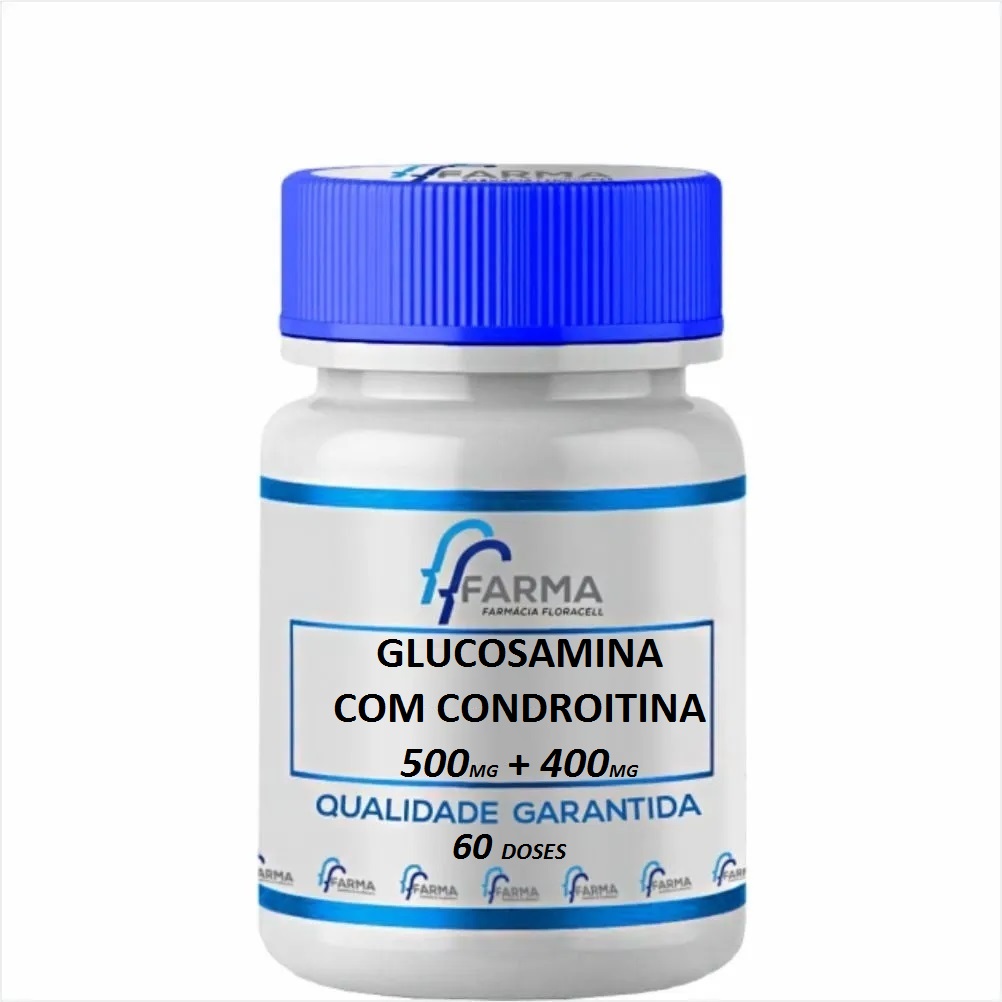 Glucosamina 500mg + Condroitina 400mg 60 Doses