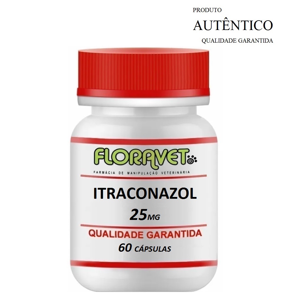 Itraconazol 25mg Pote 60 Mini Cápsulas -  Uso Veterinário