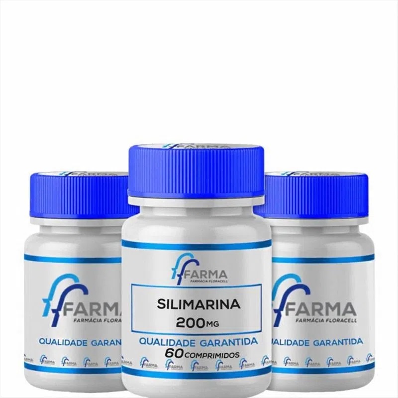 Kit 3 Silimarina 200 mg 60 Comprimidos