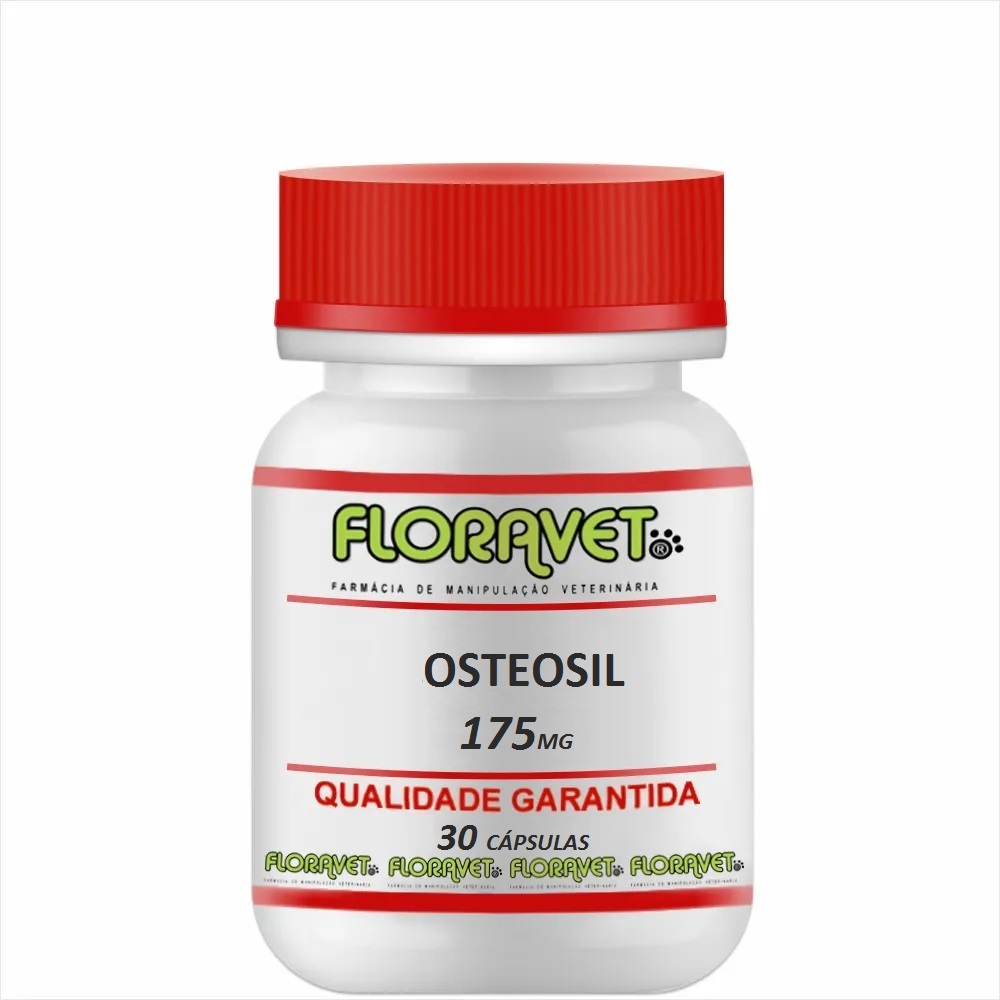 Osteosil 175mg Pote 30 Cápsulas - Uso Veterinário