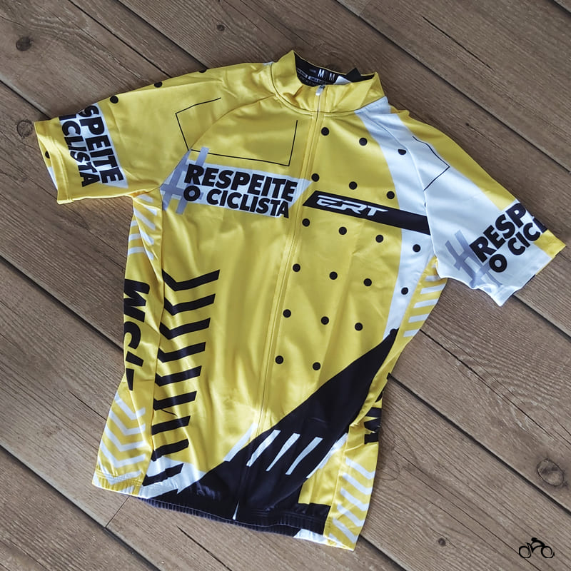 Camisa Ciclismo Ert Nova Tour Respeite o Ciclista Mtb Speed