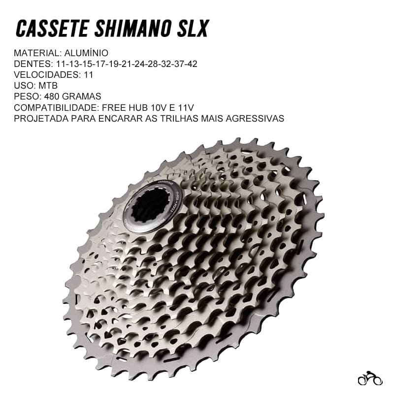 Cassete Bike Shimano Slx M7000 11v 11/42
