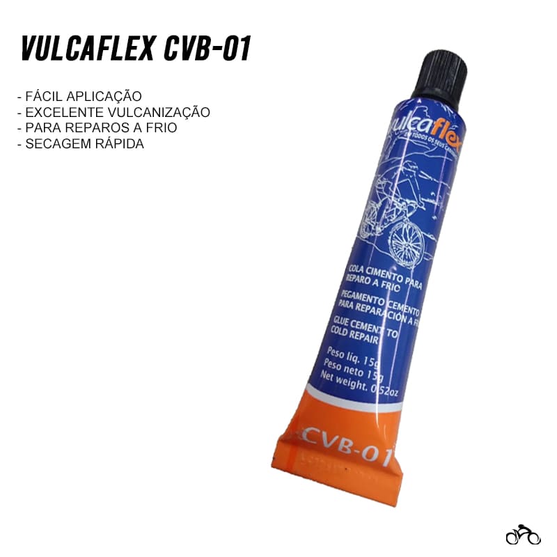 Cola Vulcanizante para Remendo Frio Vulcaflex Cvb-01 15g