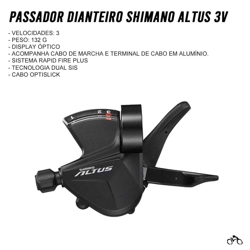 Passador Dianteiro Shimano Altus SL-M2010-L 3v