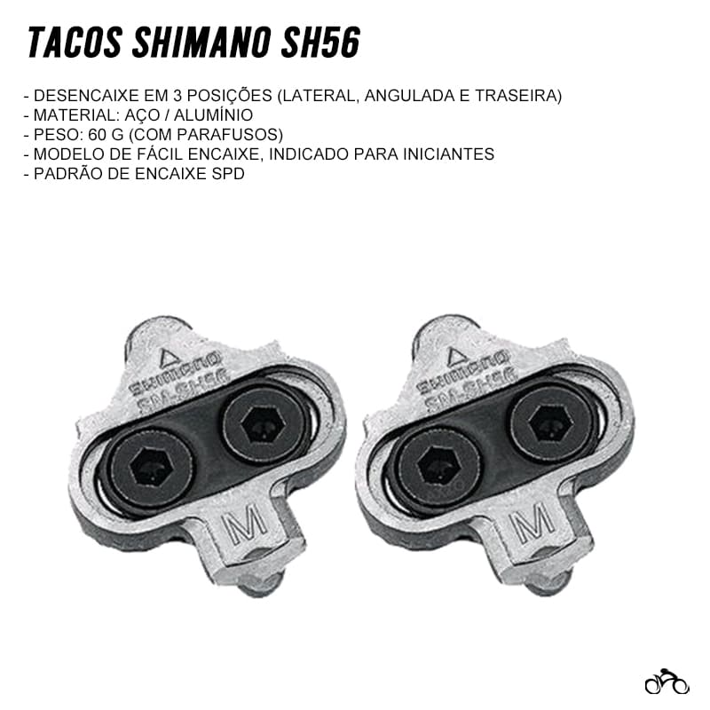 Tacos Taquinhos Shimano SH56 Mtb
