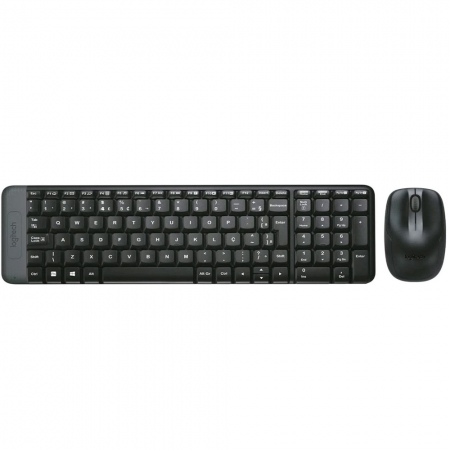 6903 (Corporativo) Kit teclado e mouse Wireless Logiteck Bk 220
