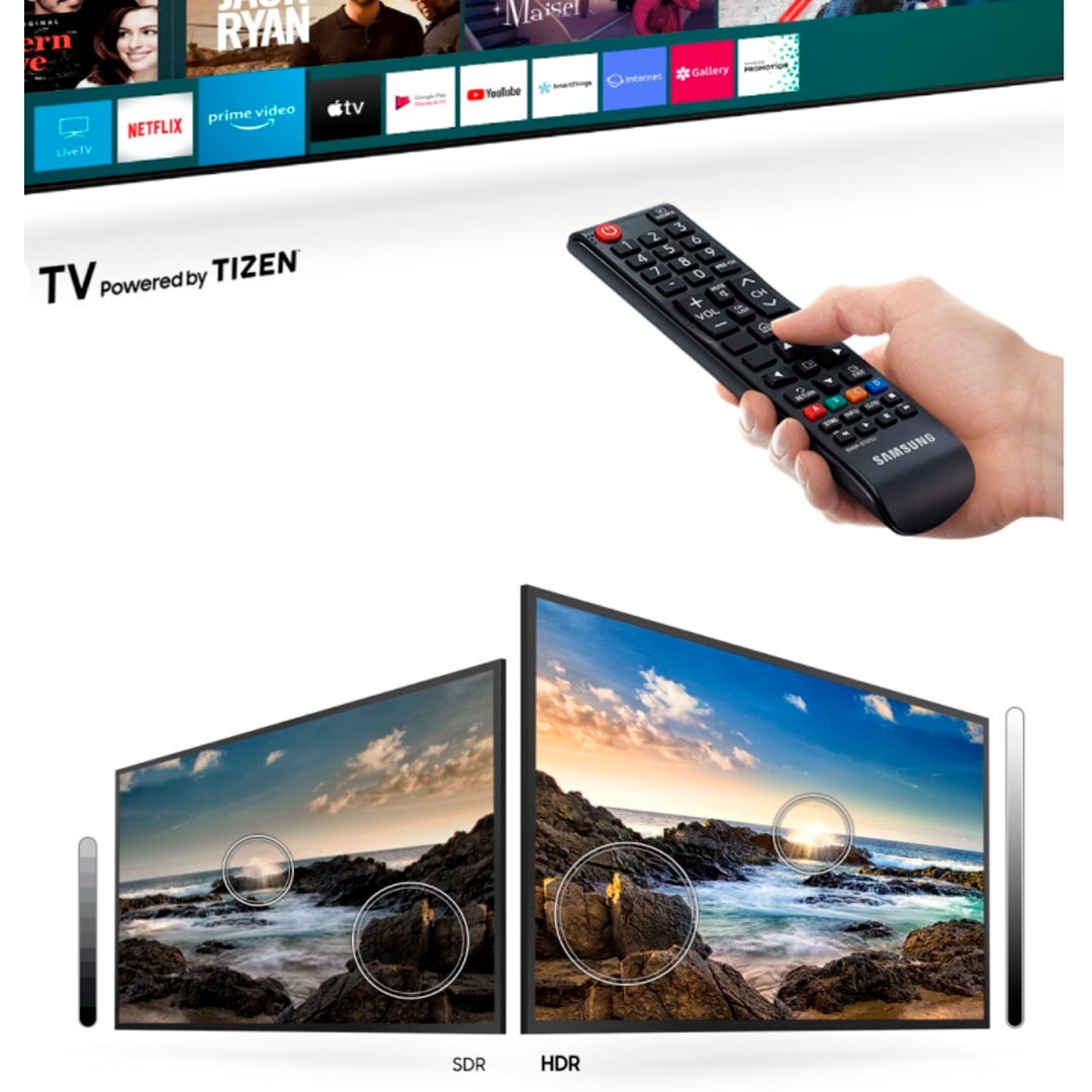 Smart TV 32'' LED HD Samsung BE32T-B HDMI USB e Wi-fi