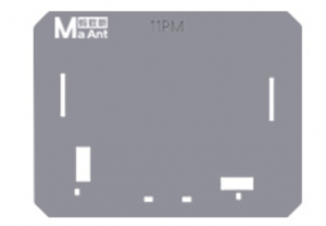 Estêncil de proteção de cabo flexível de tela LCD Maant para iPhone 11 -12 Pro max