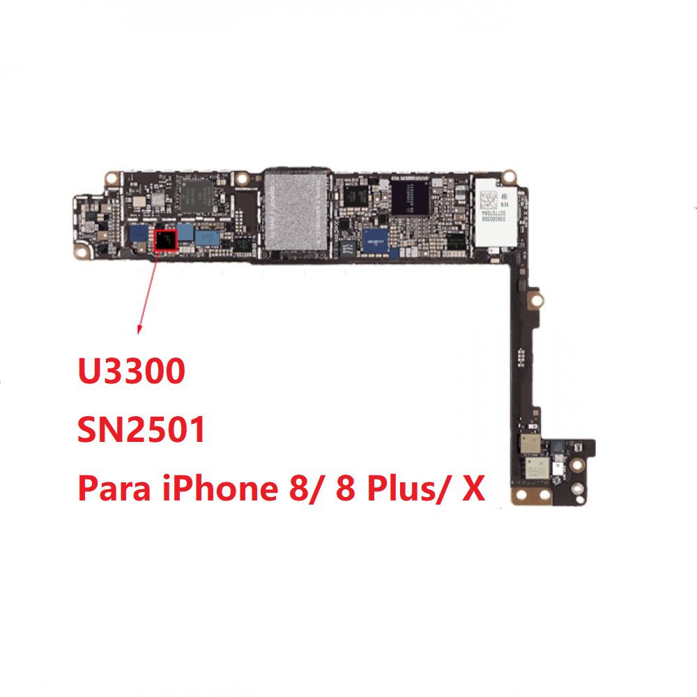 IC CI CHIP DE CARGADOR DE CARGA USB TIGRES U3300 SN2501 PARA iPhone 8/8 Plus / X