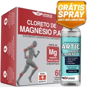 Cloreto de Magnésio PA com 60 comprimidos + Spray Massagem