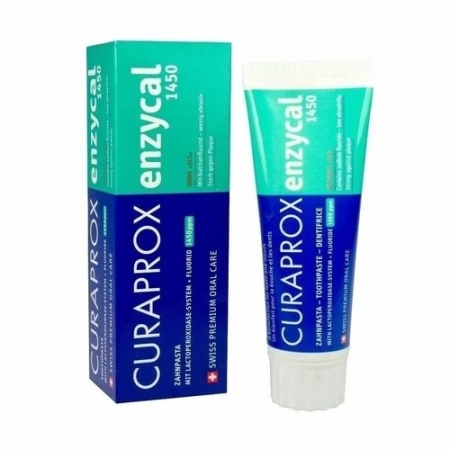 Curaprox Swiss Premium Enzycal - Creme dental 75ml