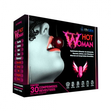 Hot Woman 30 Comprimidos Idn Labs Termogênico Feminino