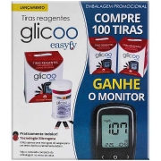 Kit Monitor de Glicemia Glicoo Easyfy + 100 Tiras ToCare