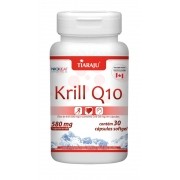 Krill Q10 580mg com 30 cápsulas softgel Tiaraju