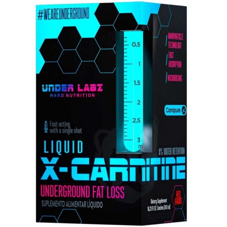 L-Carnitina Liquida 2000mg Carnipure 240mL Under Red Fruits