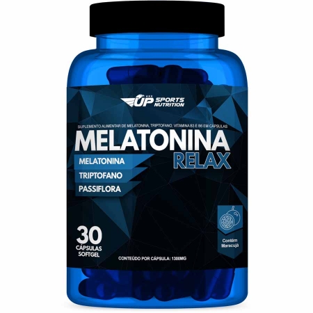 Suplemento Melatonina Relax + Triptofano + Passiflora C/30