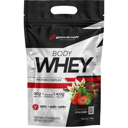 Whey Protein Complex Body Whey 900g Refil Bodyaction Chocolate