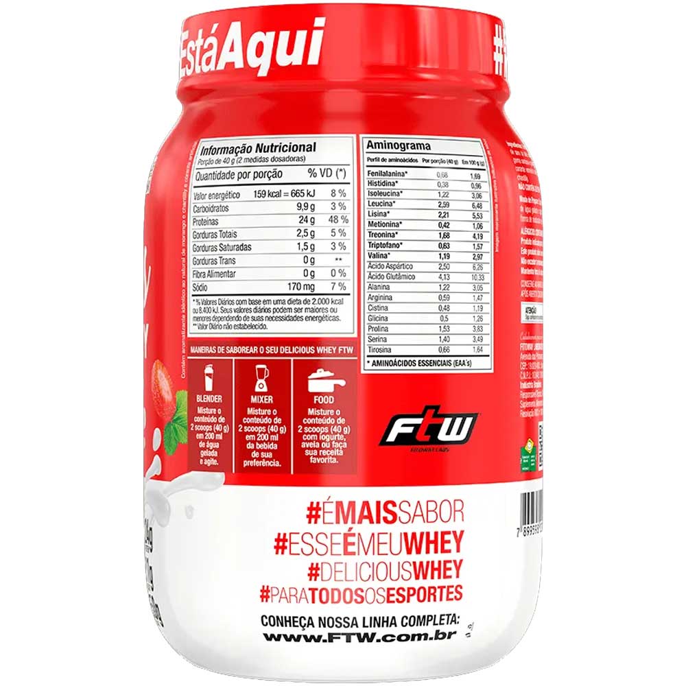 3W Whey Blend Protein Delicious 900g FTW