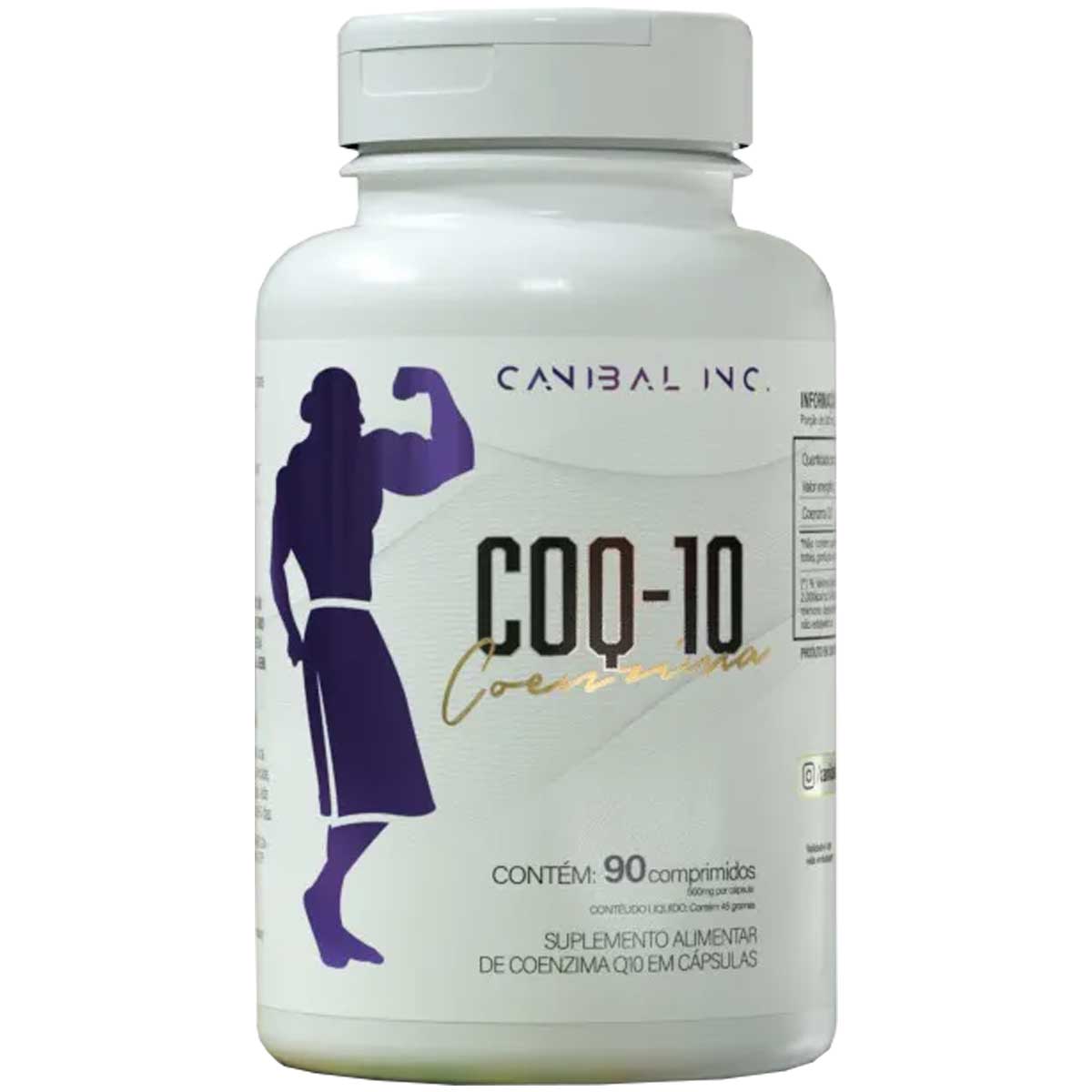 Coenzima Q10 200mg Canibal CQ-10 Ubiquinona 90 comprimidos